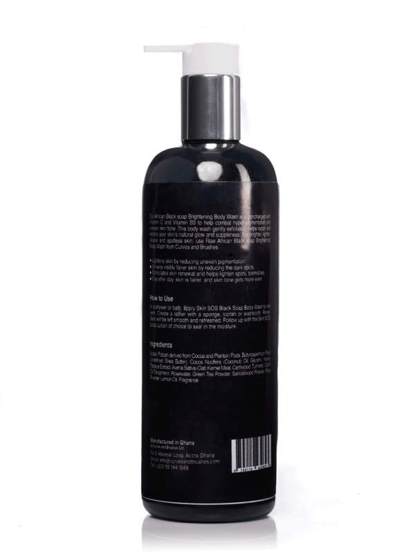 African Black Soap Body Wash (Brightening) - Image 2
