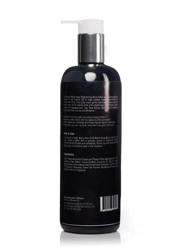 African Black Soap Body Wash (Raw) - Image 2